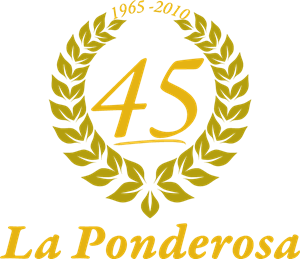La Ponderosa 45 Aniversario Logo PNG Vector