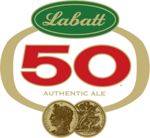 Labatt 50 Beer Logo PNG Vector