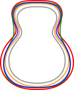 Lakewood Guitars (Body Comparison) Logo PNG Vector