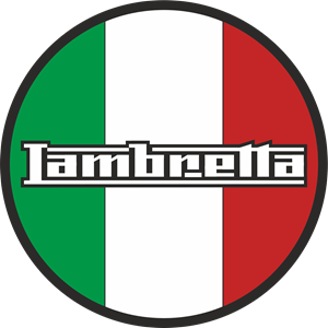 Lambretta Italy Flag Logo Vector