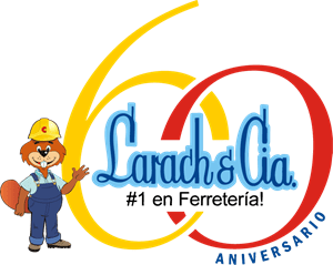 Larach & Cia. 60 años Logo PNG Vector