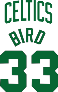 larry bird jersey Logo PNG Vector