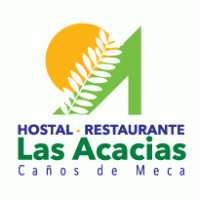 las acacias hostal restaurante Logo Vector