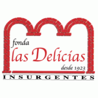Las Delicias Fonda Insurgentes Logo PNG Vector