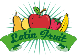Latin Fruit Logo Vector