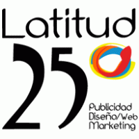 Latitud 25° Logo PNG Vector
