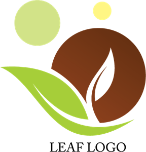 Leaf Design Logo PNG Vector