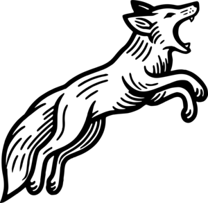 Leaping Fox Logo PNG Vector
