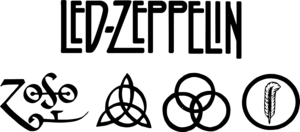led zeppelin symbols png