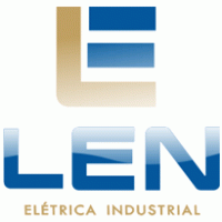 LEN Elétrica Industrial Logo Vector