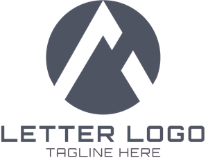 Letter A Company Logo Vector