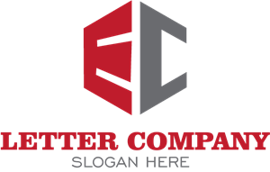 Letter EC Company Logo PNG Vector