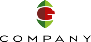 Letter G Leaf Logo PNG Vector