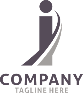 Letter i Company Logo Vector