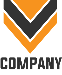 letter V minimal Logo Vector