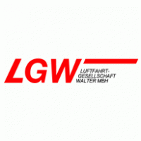 LGW - Luftfahrt Gesellschaft Walter Logo PNG Vector
