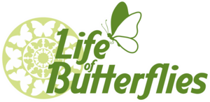 Life of Butterflies Logo PNG Vector