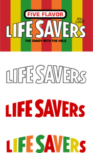 Lifesavers Candy Logo PNG Vector