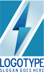 Lightning in a Shape Logo PNG Vector