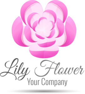 lily flower Logo PNG Vector