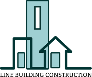 Line Building Construction Logo PNG Vector