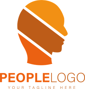 Lined Human Company Logo PNG Vector