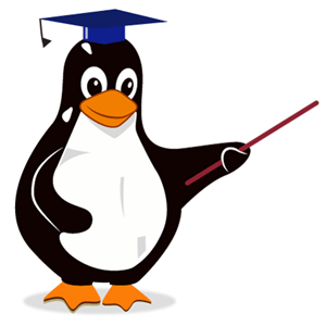 Linux Learning Logo Vector
