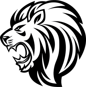 lion leão Logo Vector