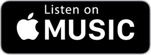 Listen on Apple Music Badge Logo Vector