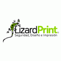 LizardPrint Logo Vector