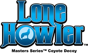 Lone Howler Masters Series Coyote Decoy Logo PNG Vector