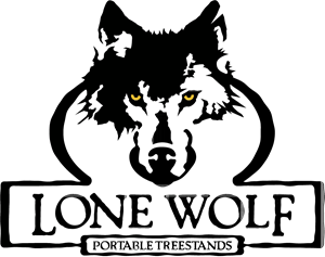 Lone Wolf Stands Logo Vector