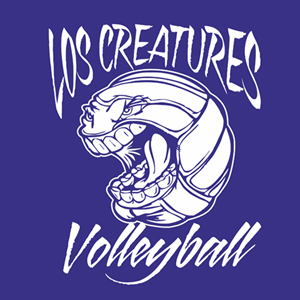Los Creatures Volleyball Logo PNG Vector