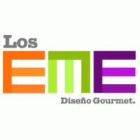 Los EME Diseno Gourmet Logo PNG Vector