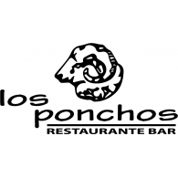 Los Ponchos Restaurante Bar Logo PNG Vector