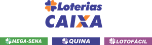 LOTERIAS CAIXA MEGA SENA LOTOFACIL Logo Vector