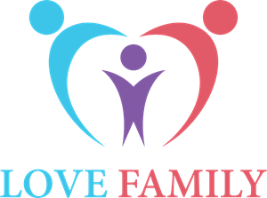 Love Family Logo Vector
