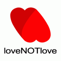 loveNOTlove Logo PNG Vector