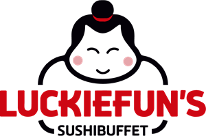Luckiefun's Sushi Buffet Logo PNG Vector