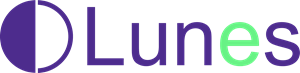 Lunes Coin Logo Vector