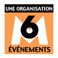 M6 Evenements Logo PNG Vector