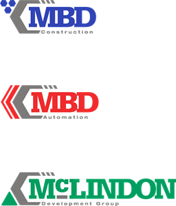 MBD General Contractor Logo PNG Vector