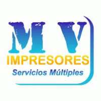 MV Impresos Logo Vector