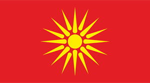 Macedonian Flag Logo PNG Vector