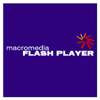 Macromedia Flash Player Logo PNG Vector