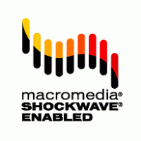 Macromedia Shockwave Enabled Logo Vector