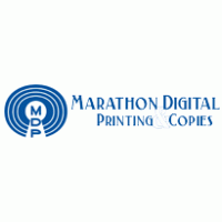 Marathon Digital Printing Logo PNG Vector