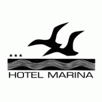 Marina Hotel Logo PNG Vector