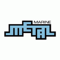Marine Metal Logo Vector