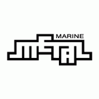 Marine Metal Logo Vector
